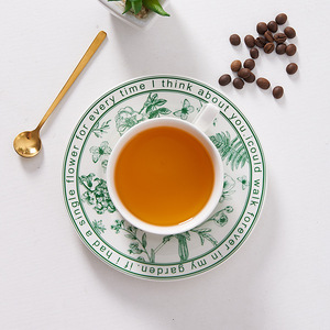 Bộ tách trà cà phê gốm sứ kiểu Pháp độc đáo, in họa tiết lạ mắt, thiết kế mới, hộp quà tặng, phong cách cổ điển - Product Image 4