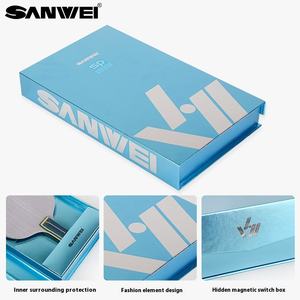 Raqueta de tenis de mesa de grado profesional Sanwei, 5 + 2 placas de carbono largas, 5 estructuras, equipo de artes marciales de fibra de carbono de madera - Product Image 5