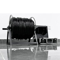 Caméra sous-marine rotative à 360 degrés pour la pêche, détecteur de poissons, tête de télévision de fond de trou, 200m 300m 500m F8300DB DC 10V-18V batterie