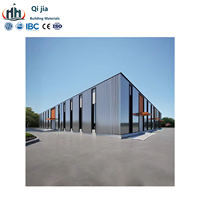 Bâtiment d'entrepôt préfabriqué en structure métallique, grande structure en acier robuste pour atelier