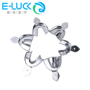 Prothèse <span class=keywords><strong>dentaire</strong></span> non poreuse en acier inoxydable stérilisée à haute température S/M/L Ensemble de plateaux d'impression à pleine bouche - Product Image 6