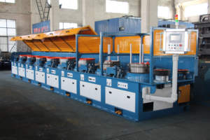 Hoàn toàn tự động 550 ròng rọc thép thanh đồng PLC + Màn hình cảm ứng thô vẽ bể nước dây vẽ máy - Product Image 4