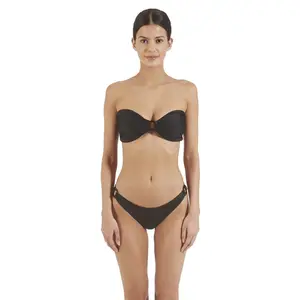 2020 en çok satan bikini trendleri geri dönüşümlü PET beachwear özel etiket kızlar bandeau bikini 2 parça mayo yüzme mayo