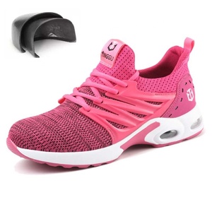 <span class=keywords><strong>Scarpe</strong></span> da rifornimento dirette della fabbrica per le donne <span class=keywords><strong>scarpe</strong></span> da lavoro di sicurezza rosa da uomo sneaker da lavoro con punta in acciaio leggera T601 - Product Image 5