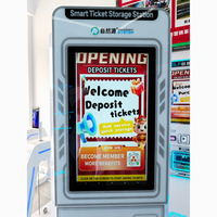 Machine de jeu d'arcade automatique multijoueur avec distribution de tickets, lumières LED et lecteur de cartes pour salles de jeux et systèmes FEC
