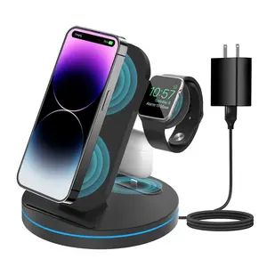 2023 New 3 in 1 Wireless Charging Station for Apple for Air pods pro /I watch /for Iphone