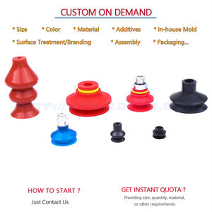 Ventouse forte en silicone de forme personnalisée de haute qualité, ventouse à vide industrielle forte - Product Image 4