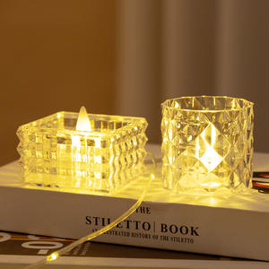 Cross-Border <strong>Candle</strong> <strong>Holder</strong> Crystal LED <strong>Candle</strong> Light Votive Candlestick For Home Decor Wedding Decorations - Product Image 3