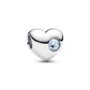 Abalorio de Corazón con Piedra de Nacimiento <span class=keywords><strong>Pandora</strong></span> en Plata de Ley S925, Regalo de Joyería Fina para Cumpleaños - Product Image 3