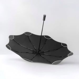 Paraguas de Viaje Clásico con Impresión Personalizada, Plegable en Tres Secciones, Totalmente Automático, Impermeable, para la Lluvia, Gran Venta 2024 - Product Image 5