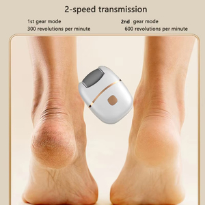 Lima Eléctrica Recargable LM para Pies, Removedor de Callos y Piel Muerta, Exfoliante con Mango de Plástico para Uso Doméstico, Cuidado de Pies Secos y Agrietados - Product Image 3