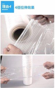 Wrap <b>Stretch</b> Film Rolls for Hand and <b>Machine</b> Grade - Product Image 6