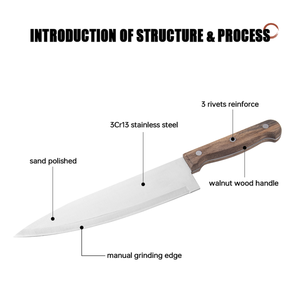 2 pezzi Set Cuchillos coltelli professionali per <span class=keywords><strong>Chef</strong></span> 8 pollici coltello da <span class=keywords><strong>Chef</strong></span> intaglio per frutta e verdura cucina per affettare coltelli - Product Image 6