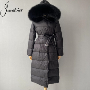 Extra Long Puffer Coat For Women Thickened Long Down Jacket