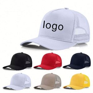 Casquettes personnalisées de haute qualité à 5 panneaux, en maille, Oxford, tissu éponge, style sportif, avec broderie de logo, vente en gros, en vrac, casquettes snapback, gorras - Product Image 1