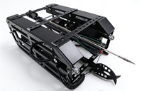 Robot de récolte subaquatique ROV pour aquaculture commerciale, drone de pêche sous-marine à flottabilité nulle avec câble de liaison pour pisciculture