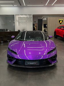 ชุดแต่งกันชนคาร์บอนไฟเบอร์แท้ Temerario OEM คุณภาพสูง สีดำคาร์บอน พร้อมลิ้นกันชนหน้า ดิฟฟิวเซอร์ สปอยเลอร์ สเกิร์ตข้าง 100% - Product Image 2