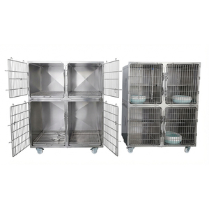 Высококачественная ветеринарная клетка из нержавеющей стали 304 для животных, для ветеринарных клиник/больниц - Product Image 6