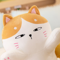 Coussin en peluche douillet pour chat, en matière élastique, rembourré de coton, disponible en plusieurs tailles, idéal pour les adolescents