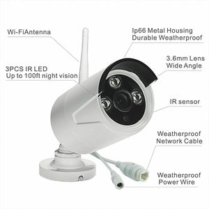 Bộ NVR Wifi CCTV Gia Đình 8 Kênh 1080P Tuya Giá Thấp Hơn Hệ Thống Camera IP An Ninh Giám Sát Ngoài Trời HD Chống Nước IP66 - Product Image 4