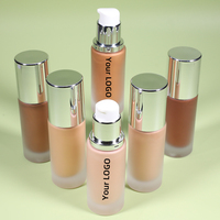 OCHAIN Base de Teint Effet Flou 7 Couleurs Personnalisable pour Tous Types de Peau Fini Mat Hydratant Maquillage Végétalien