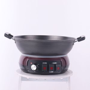 Stainless Steel Electric Cooking Pot 32-40 Cm Multi Functional With Timer And Anti Dry Burn Function For Home Use - Product Image 2