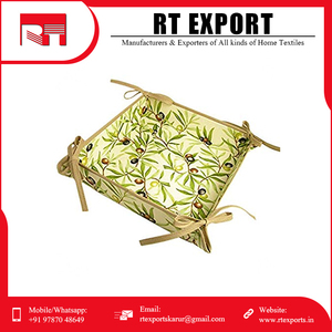 Recién llegado, 100% algodón puro, forma personalizada, impresión personalizada, cesta de pan, fabricación india - Product Image 2