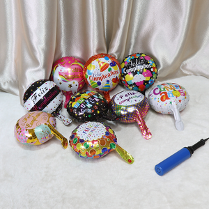 Palloncino in Foil Stampato '<span class=keywords><strong>Buon</strong></span> <span class=keywords><strong>Compleanno</strong></span>' in Spagnolo da 10 Pollici, Decorazione Ecologica per Feste, Compleanni, San Valentino, Festa della Mamma - Product Image 2