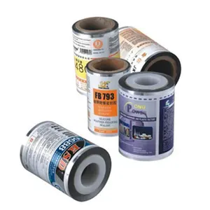 Printing Food Grade Clear Plastic Film Roll For Packaging Plastic Cup Sealing Roll Film