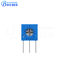 Potentiomètres de réglage BOCHEN 3362X 0,25W 10-5M 10% entièrement scellés, 50 pièces/tube pour PCB