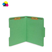 50 Pack 1/3 reforzado ficha carpeta Durable 2 puntas colores surtidos de fijación