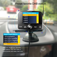 Farbdisplay RDS Preset 60 Lieblings stationen Freisprech-Anruf kits FM-Sender DAB-Digitalradio empfänger im Auto-DAB-Adapter