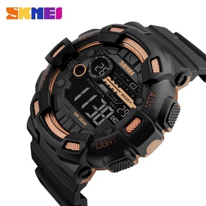 <span class=keywords><strong>SKMEI</strong></span> <span class=keywords><strong>1243</strong></span> Chrono EL Lumière 50 mètres numérique étanche qualité hommes montre - Product Image 4