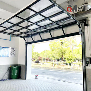 Vente en gros Portes électriques en verre polyacrylique aluminium pour usage commercial et industriel <span class=keywords><strong>Porte</strong></span> de garage élévatrice personnalisée antivol bon marché - Product Image 1