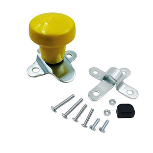 Vente Flash : Bouton de Volant Universel en PVC Jaune JD DEERE 40005Y avec Logo Personnalisé pour Tondeuse à Gazon et Tracteur - Product Image 1