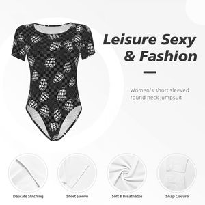 <span class=keywords><strong>Bodysuit</strong></span> wanita Harga Rendah grosir pabrik kostum Logo Aloha Core Shell Pakala Print wanita Onesie jumpsuit <span class=keywords><strong>Bodysuit</strong></span> Playsuit