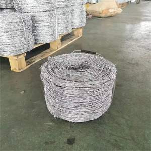 Alambre de Hierro Galvanizado de Fabricación Industrial, Rollo de Alambre de Púas con Recubrimiento de PVC para Construcción Ferroviaria, Gran Protección - Product Image 3