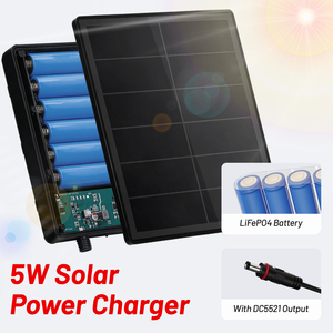 Mini panel solar de 5W, batería incorporada, dispositivo UPS Power Foor IoT y controlador MPPT, batería Lifepo4 de salida de 3,7 V/5V/6V/9V/12V - Product Image 4
