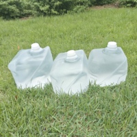 Bon marché Prix 10L 20L Seau Cubitainer en plastique Bon joint Aucune fuite Jerry Can pliable avec trous Robinet sans poignée dans la boîte