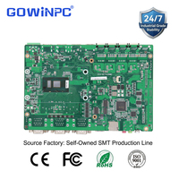 Carte mère industrielle ITX fine Intel I5-8250U I7-7500U I7-8550U Quad GbE LAN Watchdog WOL PXE pour pare-feu de sécurité réseau