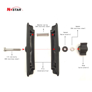 Bras court et long à <span class=keywords><strong>Double</strong></span> prise pour bases de balle de 1 pouce pour caméra <span class=keywords><strong>Gopro</strong></span> vélo vélo moto support de téléphone pour Ram - Product Image 3