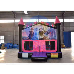 Château gonflable géant personnalisé avec bannière pour fêtes, location de château gonflable pour enfants - Product Image 3
