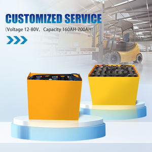 مصنع مخصص 12 فولت 24 فولت 36 فولت 48 فولت 60 فولت 72 فولت 80 فولت 160 أمبير-700 أمبير حزمة بطارية الرصاص الحمضية للرافعات الشوكية الكهربائية متعددة العلامات التجارية - Product Image 5