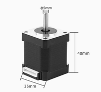 Kit moteur pas à pas Nema 14, 1,8 degré, 42 mm, 2 phases, 4 fils, hybride, pour imprimante 3D, machine de gravure CNC, DC 12V/24V, 0,4-1,2 kW