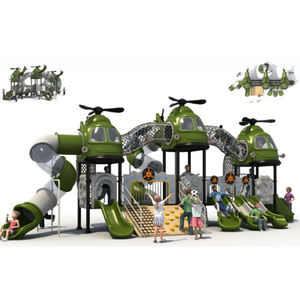 Toboggans Train-équipement pour aire de jeux Tubes colorés pour terrains de jeux école primaire équipement de terrain de jeu extérieur moderne grand - Product Image 1