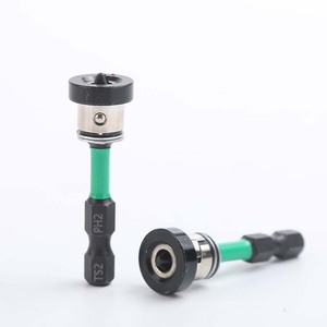 Embout de tournevis Phillips magnétique Ph2 Ts2 avec anneau magnétique puissant pour le travail du bois et l'installation de plafonds - Product Image 2