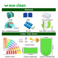 Eco-Clean Op Maat Gemaakte Vervangende Geurslot Kattenbakzak Kattenbakvulling Navulzakjes Met Vierkante Cassette