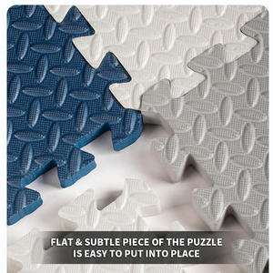 Fitness Gym EVA Puzzle Mat Double Face Couleurs Revêtement de sol antidérapant résistant à l'eau 8mm/10mm Épaisseur Unisexe - Product Image 5