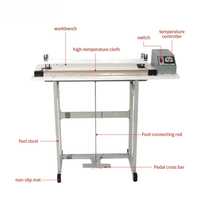Scelleuse verticale SF-B600 pour sachets alimentaires et de boissons, sacs en plastique, aluminium et papier, avec couteau chauffant à commande au pied
