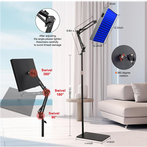 Soporte de Lámpara UV Telescópico de Altura Ajustable con Brazo Oscilante para Cama de Bronceado, Equipo de Terapia de Luz para Uñas con Base Estable - Product Image 3